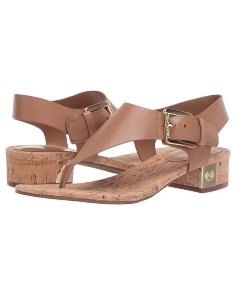 michael kors london leather sandals.